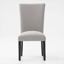 artemis gray black legs dining chair   