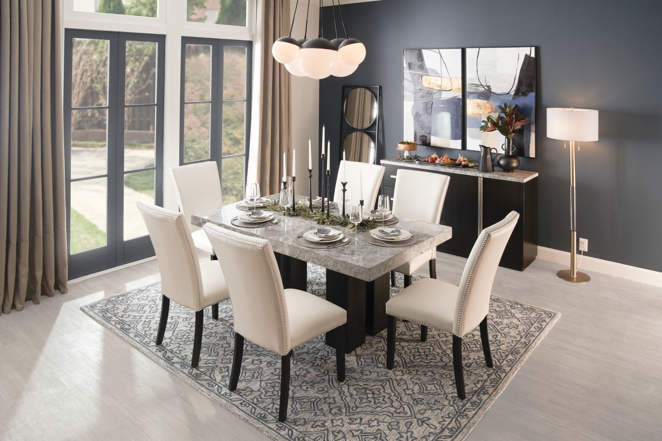 value city marble dining table