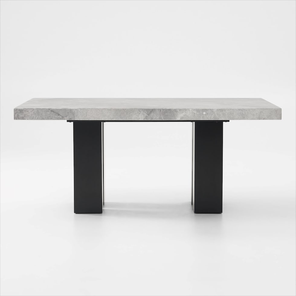 artemis gray dining table   