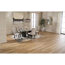 artemis gray dining table   