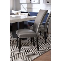 artemis gray side chair   