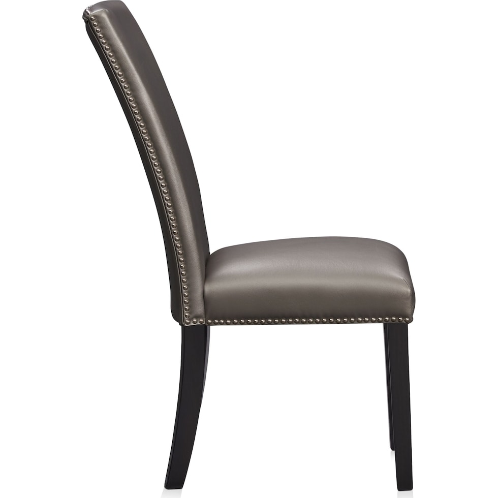 artemis gray side chair   