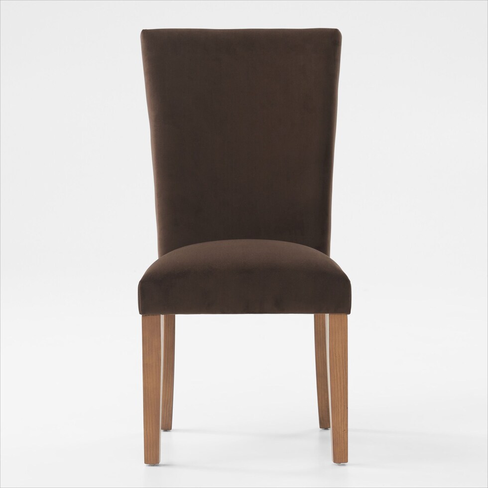 artemis white marble brown natural legs  pc dining room   