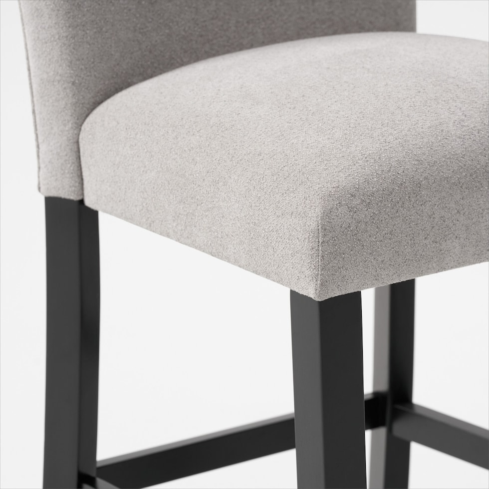artemis white marble gray black legs  pc counter height dining room   
