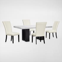 artemis white  pc dining room   