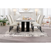 artemis white  pc dining room   