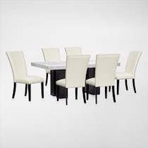 artemis white  pc dining room   