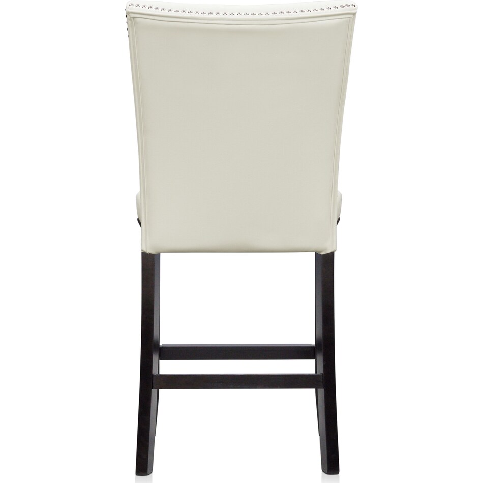 artemis white counter height stool   
