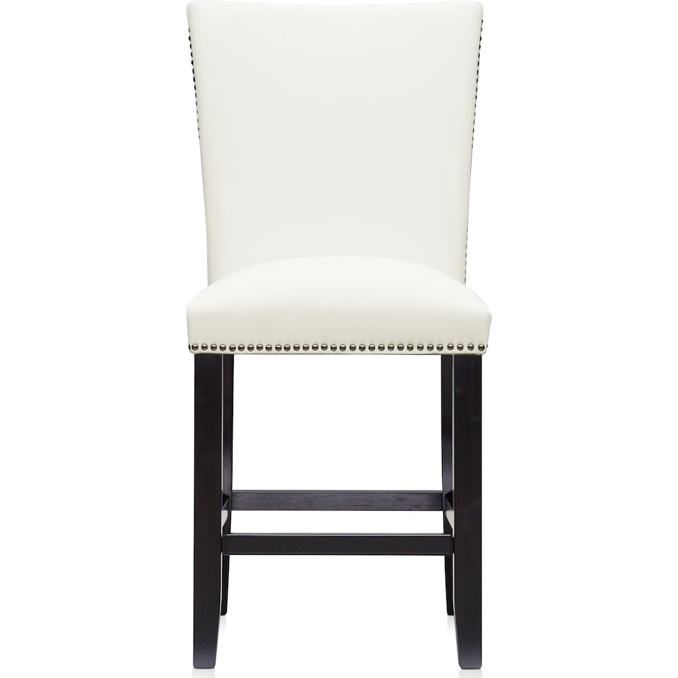artemis white counter height stool   