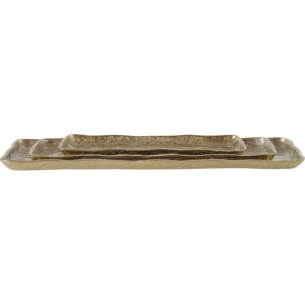 artisan gold tray   