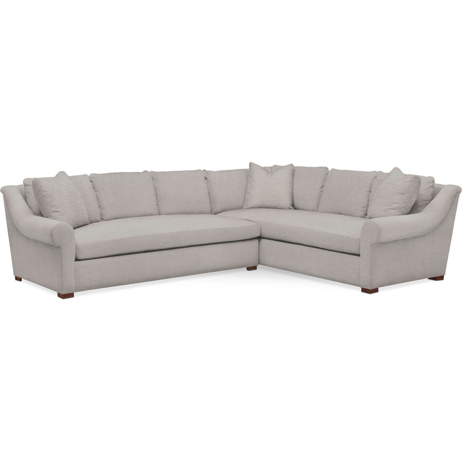 asher gray  pc sectional with left facing sofa   