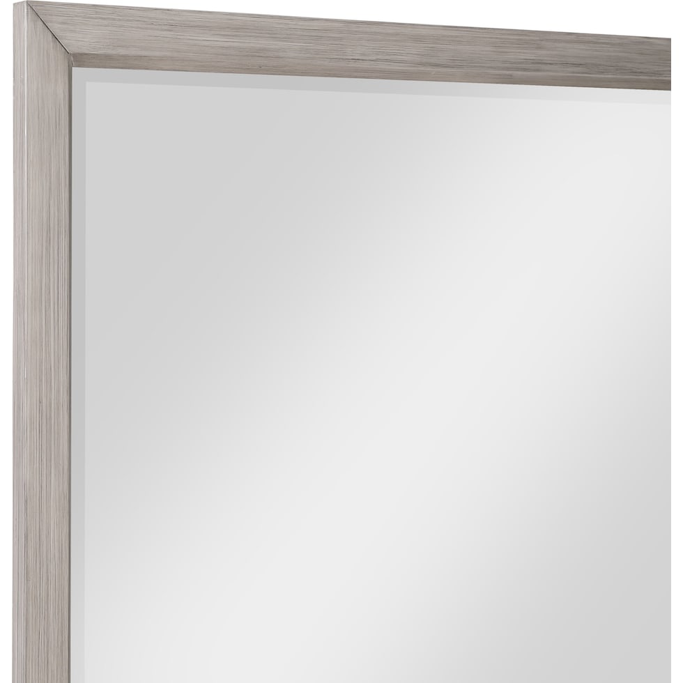 asher gray natural dresser and mirror   
