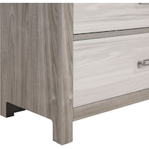 asher gray natural dresser and mirror   