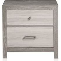 asher gray natural nightstand   