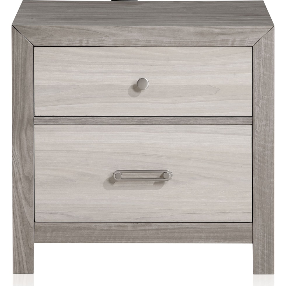 asher gray natural nightstand   