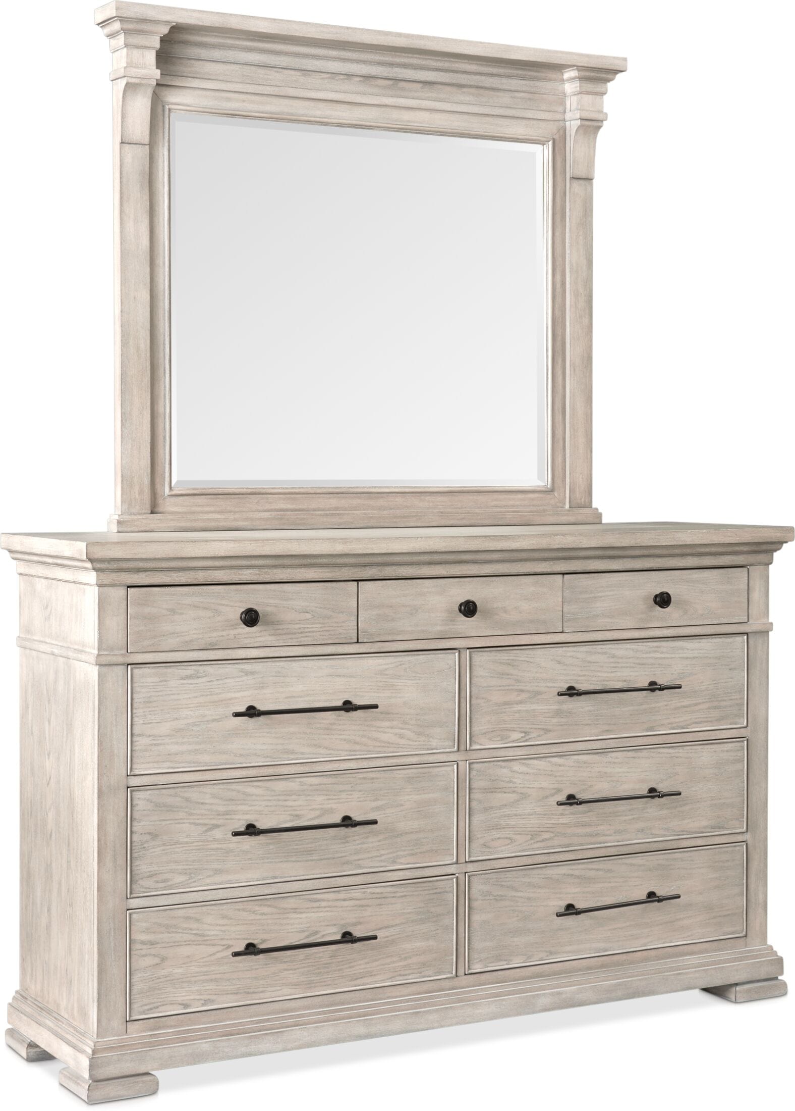Asheville Dresser and Mirror Sandstone Value City Furniture