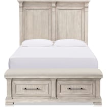 asheville bedroom sandstone king bed   