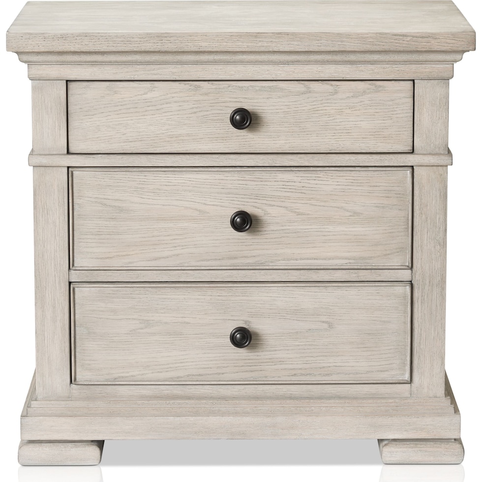 asheville bedroom sandstone nightstand   