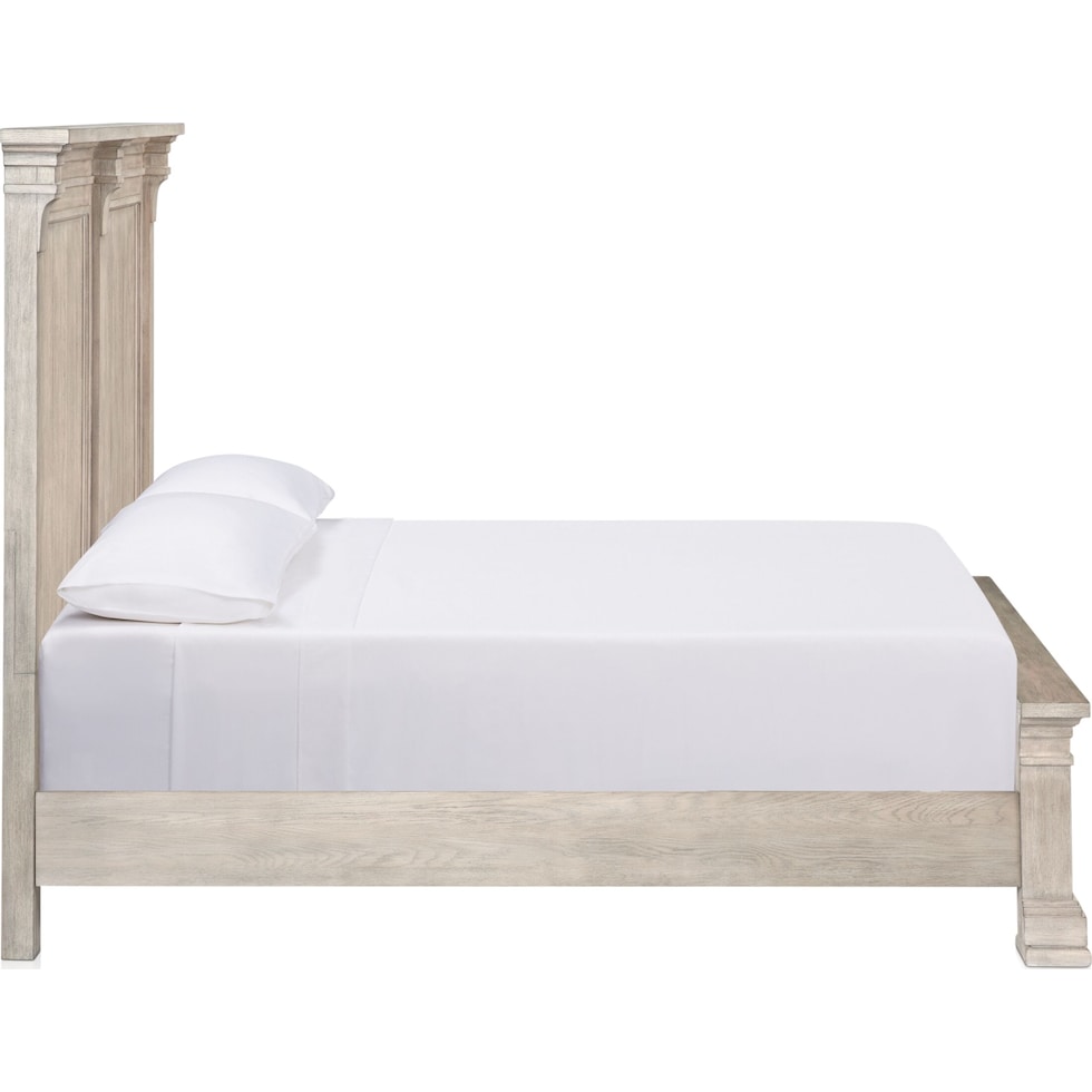 asheville bedroom sandstone queen bed   