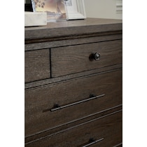 asheville bedroom tobacco dresser and mirror   