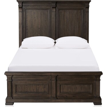 Asheville Queen Panel Bed - Tobacco