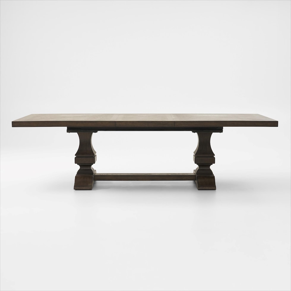 asheville dining dark brown  pc dining room   