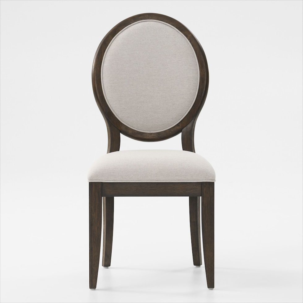 asheville dining dark brown dining chair   