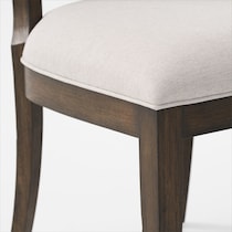 asheville dining dark brown dining chair   