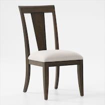asheville dining dark brown dining chair   