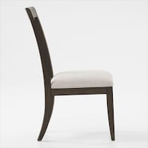 asheville dining dark brown dining chair   