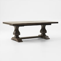 asheville dining dark brown dining table   