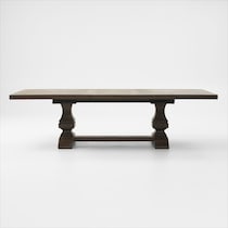 asheville dining dark brown dining table   