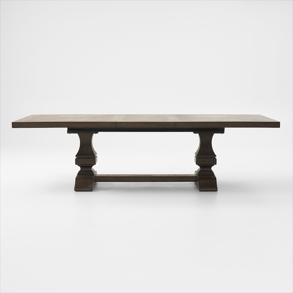 asheville dining dark brown dining table   