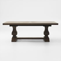 asheville dining dark brown dining table   