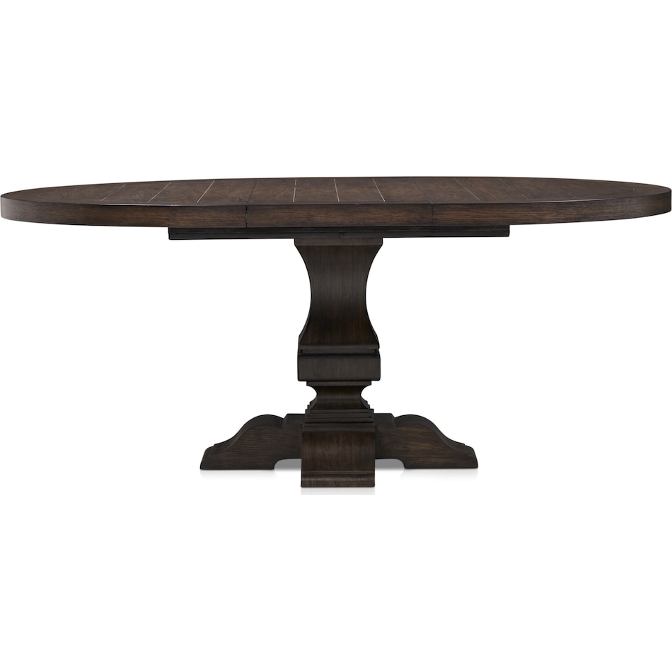 Asheville Round Extendable Dining Table Value City Furniture