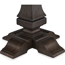 asheville dining dark brown dining table   