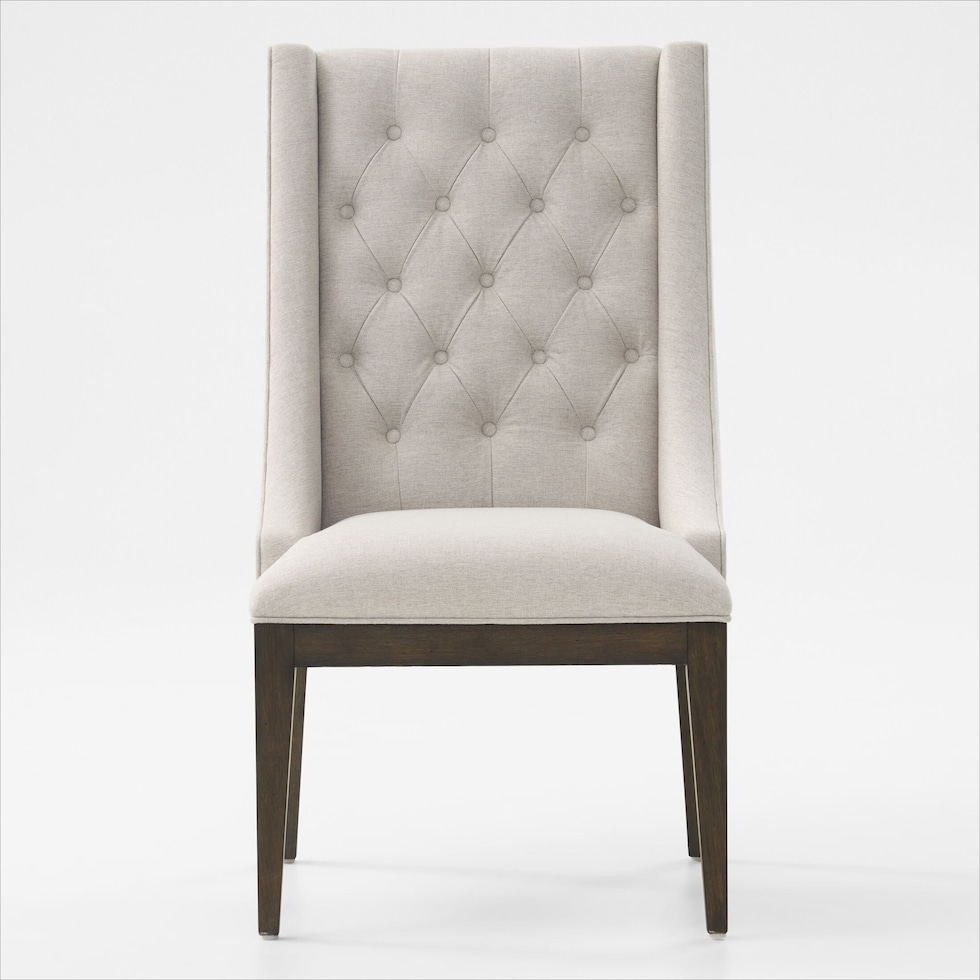 asheville dining dark brown host chair   