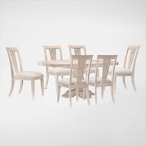 asheville dining light brown  pc dining room web   