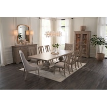 asheville dining light brown dining table   