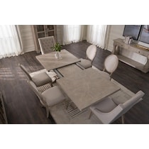 asheville dining light brown dining table   