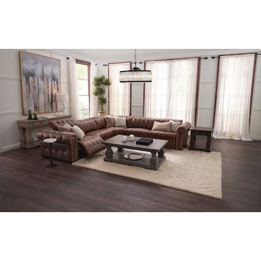 Asheville Rectangle Coffee Table - Tobacco