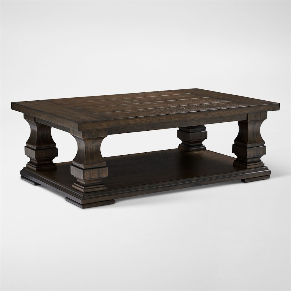 asheville tables dark brown coffee table web   