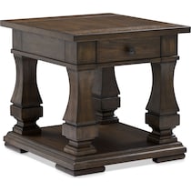 asheville tables dark brown end table web   