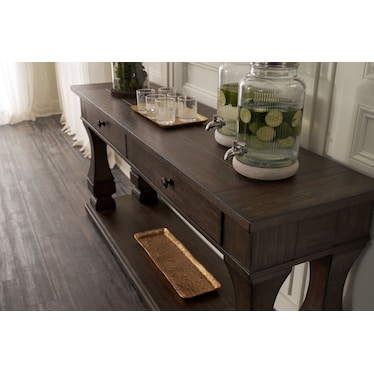 Asheville Sofa Table - Tobacco