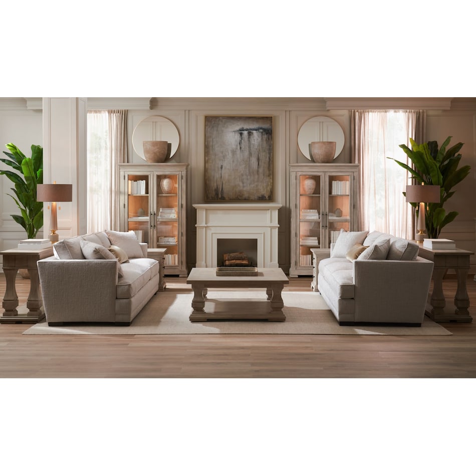 asheville tables light brown coffee table   