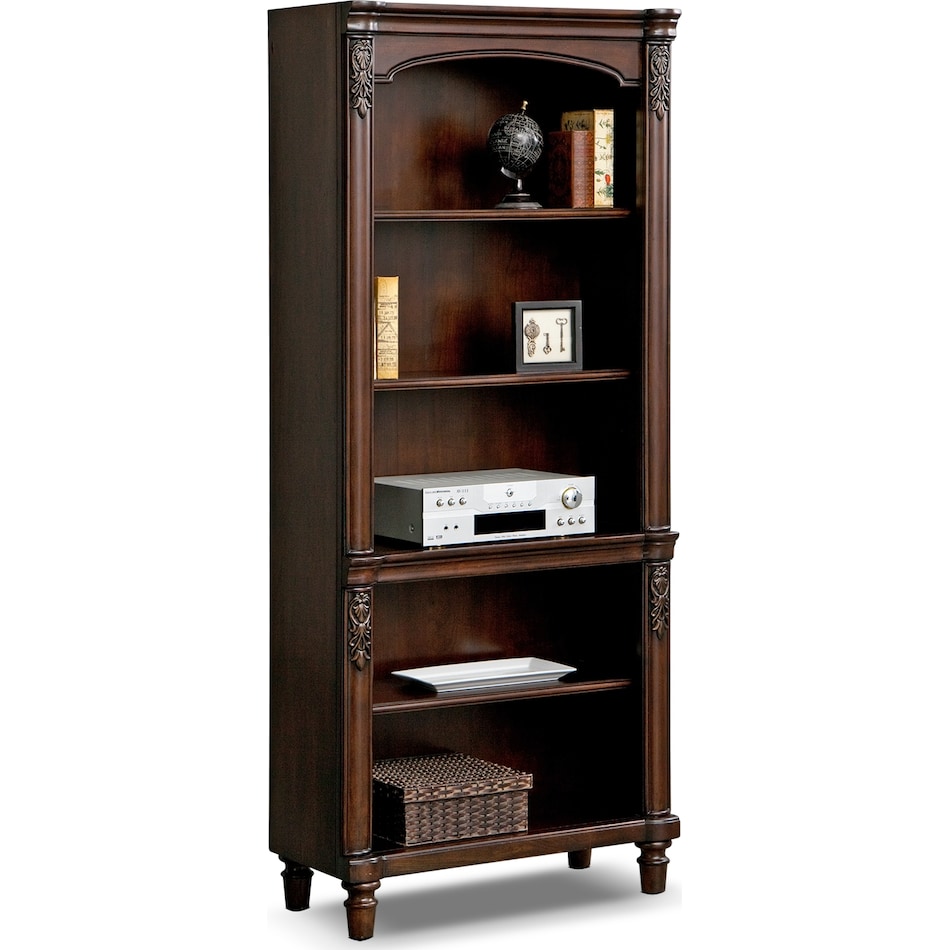 ashland dark brown bookcase   