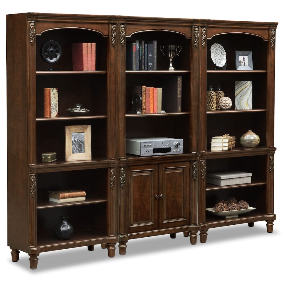 Ashland Wall Bookcase Value City Furniture