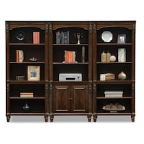 ashland dark brown bookcase   