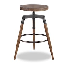 ashland dark brown counter height stool   