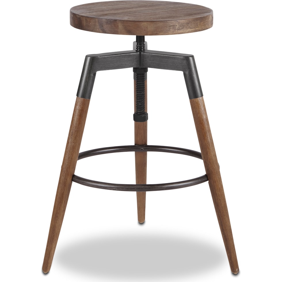 ashland dark brown counter height stool   